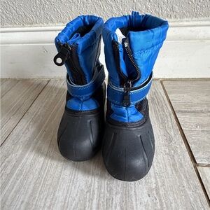 Koala Kids Blue and Black Snow Boots